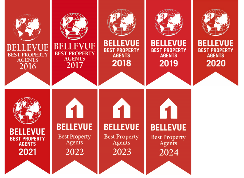 Auszeichnung Bellevue 9 Jahre in Folge